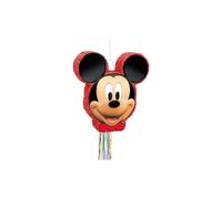 Unique Pull Pinata Disney Mickey Mouse-Shaped Drum Multicolor 48x50cm 1 Piece