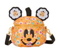 Disney: Mickey Mouse Floral Pumpkin Head Glow Figural Crossbody Bag