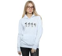 Disney Mickey Mouse Four Emotions Hoodie In Grey Grey