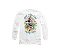 Disney Mickey Mouse Friends Eggcellent Together At Easter Long Sleeve T-Shirt, White White XXL