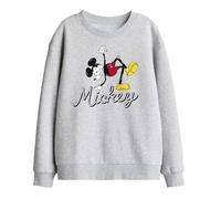 Disney Mickey Mouse Funky Dance Kids Sweatshirt, Athletic Heather, 5-6