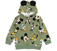 Disney Mickey Mouse Goofy Donald Duck Infant Baby Boys Fleece Hoodie/Green 12 Months