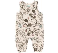 Disney Mickey Mouse Goofy Donald Duck Newborn Baby Boys Cotton Gauze Henley Romper Gray 6-9 Months