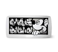 Disney Mickey Mouse Grid Serving Tray - Durable Porcelain, Multi-Use Platter for Parties, Home Decor, and Gifts, Official Licensed Product