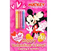 Disney Mickey Mouse: Happy Valentine's Day! (Color & Activity with Crayons)