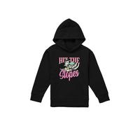 Disney Mickey Mouse Hit The Slopes Youth Kids Pull-Over Hoodie, Black | Size: 9-11 Years Disney Black 9-11 Years