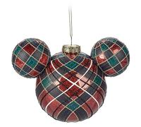 Disney Mickey Mouse Icon Glass Ball Sketchbook Ornament ? Plaid