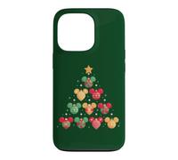 Disney Mickey Mouse Icon Ornaments Christmas Tree Holiday Case for iPhone 13 Pro