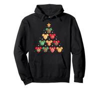 Disney Mickey Mouse Icon Ornaments Christmas Tree Holiday Pullover Hoodie