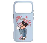 Disney Mickey Mouse in Kimono Cherry Blossoms Spring Sakura Case for iPhone 17 Pro