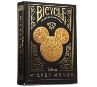 Disney Mickey Mouse Inspired Black and Gold Playing Cards by Bicycle