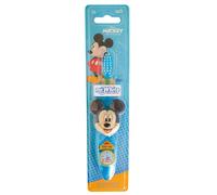 Disney Mickey Mouse Kids LED Toothbrush with 2 Minute Flashing Light Timer, Soft Bristles, Non-Slip Handle for Children Aged 3-14 Years Old, BPA-Free & Non-Toxic Kids Light Up Toothbrush