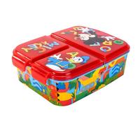Disney Mickey Mouse Kids Lunch Box with Compartment - BPA-Free Bento Boxes | Rectangular School & Travel Food & Snacks Box, Officially Licensed Cute Plastic Sandwich Container for Boys & Girls
