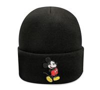 Disney Mickey Mouse Knit Light Winter Beanie Hat for Men, Black, S-L