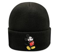 Disney Mickey Mouse Knit Light Winter Beanie Hat for Men, Black, S-L