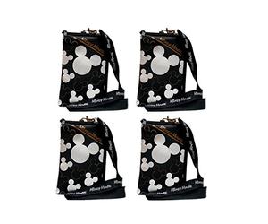 Disney Mickey Mouse Lanyard 4 Pack Silver