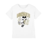 Disney Mickey Mouse Laurel Football Kids T Shirt, White, 7-8Y