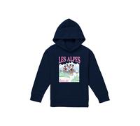 Disney Mickey Mouse Les Alpes Youth Kids Pull-Over Hoodie, Navy | Size: 12-13 Years Disney Navy 12-13 Years