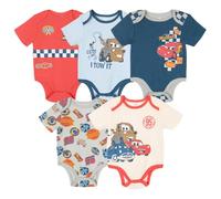 Disney Mickey Mouse Lion King Winnie the Pooh Pixar Toy Story Finding Nemo Baby 5 Pack Bodysuits Newborn to Infant