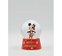 Disney - Mickey Mouse - Merry Christmas LED Light Up Snow Globe - Officially Licensed Merchandise - Seasonal Xmas Snowdome For Gifting and Home Decor For Festive Season.
