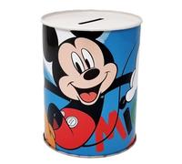 Disney Mickey Mouse Metal Money Box Tin Can Not Open, 11 x 8 cm