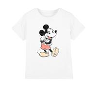 Disney Mickey Mouse Mickey Vintage Kids T Shirt, White, 12-13