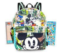 Disney Mickey Mouse Mini Backpack Set - Bundle with 12" Small Backpack Plus Stickers, More | Mickey and Friends Mini Bag for Women, Teens, Girls