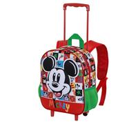 Karactermania Disney Mickey Mouse Mood 3d Wheeled Backpack