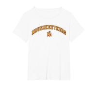 Disney Mickey Mouse Mouseketeers “M” Collegiate Sports Team T-Shirt, Women's Plus, White, 1X