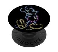 Disney Mickey Mouse Neon Sign Outline PopSockets Swappable PopGrip