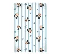 Disney Mickey Mouse Officially Licensed Fleece Blanket, Super Soft Warm Blanket | Blue Design | Perfect for Home, Bedroom, Sleepovers and Camping 100 x 150 cm