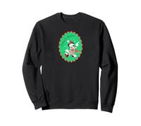 Disney Mickey Mouse Oh Boy It's Christmas Holiday Sticker Sweatshirt