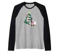 Disney Mickey Mouse One More Sleep Until Christmas Holiday Raglan Baseball Tee