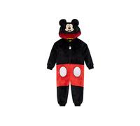 Disney Mickey Mouse Onesie Fleece All In One in Black | Size: 2-3 Years Disney Black 2-3 Years