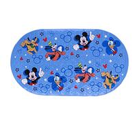 Disney Mickey Mouse Oval Bubble Bath Mat, 15.75" X 27"