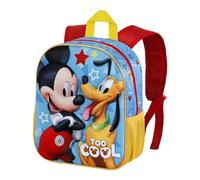 Disney Mickey Mouse Pal-Small 3D Backpack, Blue, 26 x 31 cm, Capacity 8.5 L