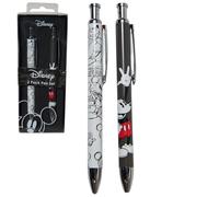 Disney Mickey Mouse Pens, 2 Pack Mickey Mouse Pen Set, Cute Pens for Kids and Adults
