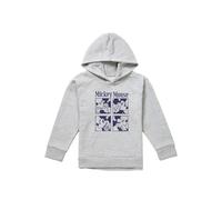 Disney Mickey Mouse Pixelated Youth Kids Pull-Over Hoodie, Athletic Heather in Grey | Size: 5-6 Years Disney Grey 5-6 Years