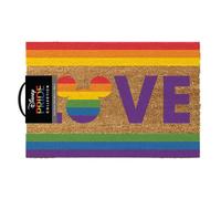 Pyramid International Disney Doormat, (Mickey Mouse Pride Design) 40cm x 60cm Welcome Mat, Front Door Mat. Coir Doormat - Official Disney Merchandise