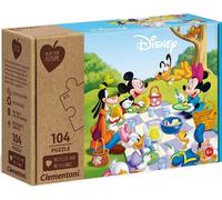 Disney Mickey Mouse Puzzle Children's Jigsaw 104 Parts From 6J. Clementoni