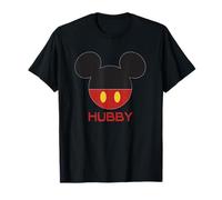 Disney Mickey Mouse Red Shorts Icon Hubby Husband Family T-Shirt