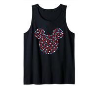 Disney Mickey Mouse Red White Blue Stars Tank Top