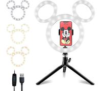 Disney Mickey Mouse Selfie Ring Light - 12ins LED Ring Light with Tripod