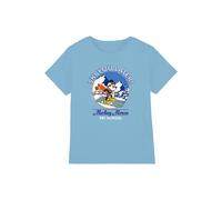 Disney Mickey Mouse Ski You Later Kids T-Shirt, Light Blue | Size: 7-8 Years Disney Light Blue 7-8 Years