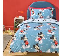 Disney Mickey Mouse Sky Blue Kids Bedding Set - Single