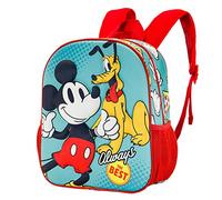 Disney Mickey Mouse-Small 3D Backpack, 26 x 31 cm, Capacity 8.5 L