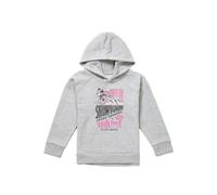 Disney Mickey Mouse Snowtown Ski Youth Kids Pull-Over Hoodie, Athletic Heather in Grey | Size: 9-11 Years Disney Grey 9-11 Years