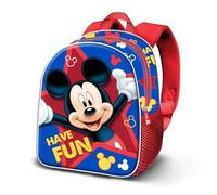 Disney Mickey Mouse Stars-Elite 3D Backpack, Blue, 25 x 30 cm, Capacity 7 L