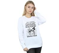 Mickey Mouse Steamboat Willie Sweatshirt Disney White XXL