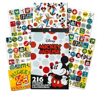 Disney Mickey Mouse Sticker Set ~ Mickey Mouse Sticker Pad with Over 200 Stickers and Bonus Sticker Sheet Featuring Mickey Mouse Donald Duck Minnie